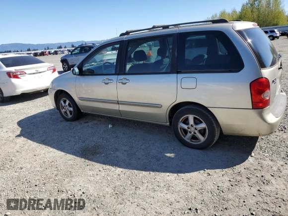 2003 Mazda MPV LX with VIN JM3LW28A230360399, listed as a Copart auction lot 53584885 with 166,441 mi miles and Clean Title. Bid and sale history available at carsss.com. Image 2.