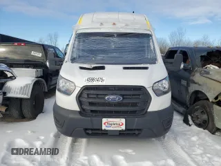 2020 Ford Transit Cargo with VIN 1FTBF4XG3LKB63896, listed as a Copart auction lot 45961475 with 106,734 mi miles and Salvage Title. Bid and sale history available at DreamBid. Image 5.