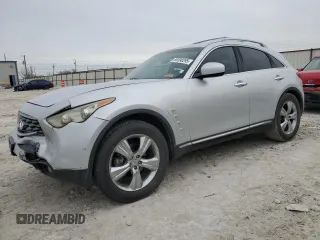 2010 Infiniti FX35 with VIN JN8AS1MU0AM800717, listed as a Copart auction lot 89390295 with 203,021 mi miles and Salvage Title. Bid and sale history available at carsss.com. Image 1.