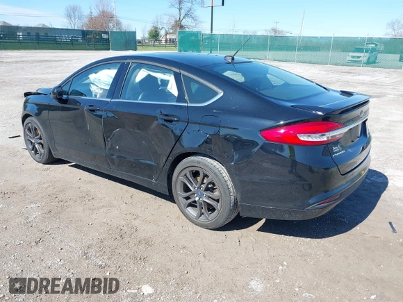 2018 Ford Fusion SE with VIN 3FA6P0HD5JR239290, listed as a IAAI auction lot 41810137 with 43,202 mi miles. Bid and sale history available at carsss.com. Image 3.