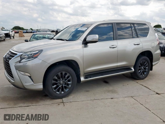 2021 Lexus GX 460 Premium with VIN JTJAM7BX7M5273129, listed as a Copart auction lot 49660535 with 55,734 mi miles and Clean title. Bid and sale history available at DreamBid. Image 1.