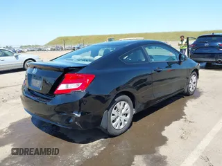 2012 Honda Civic Cpe LX with VIN 2HGFG3B50CH519325, listed as a IAAI auction lot 42084774 with 168,807 mi miles. Bid and sale history available at carsss.com. Image 4.
