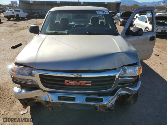 2007 GMC Sierra 2500HD Classic Work Truck with VIN 1GTHK24U57E188436, listed as a Copart auction lot 76539294 with 0 mi miles and Salvage Title. Bid and sale history available at carsss.com. Image 11.