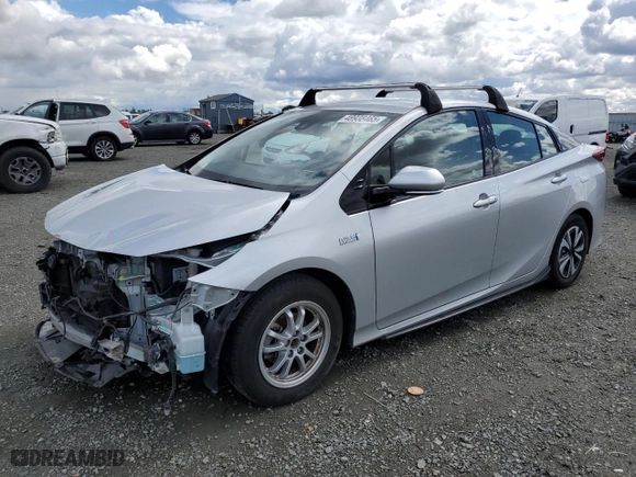 2019 Toyota Prius Prime Plus with VIN JTDKARFP7K3112083, listed as a Copart auction lot 48938465 with NaN miles and Salvage Title. Bid and sale history available at carsss.com. Image 1.