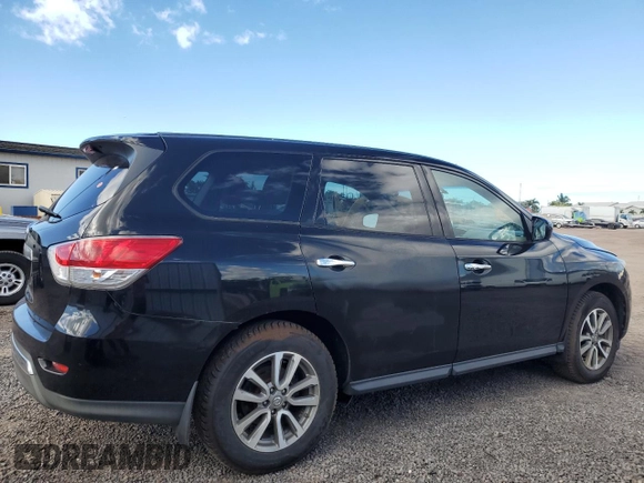 2014 Nissan Pathfinder SL with VIN 5N1AR2MNXEC689039, listed as a Copart auction lot 82457484 with 86,578 mi miles and Salvage Title. Bid and sale history available at DreamBid. Image 3.