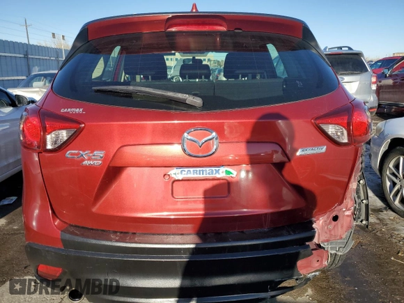 2013 Mazda CX-5 Sport with VIN JM3KE4BE0D0168292, listed as a Copart auction lot 42822275 with 107,343 mi miles and Salvage Title. Bid and sale history available at carsss.com. Image 6.