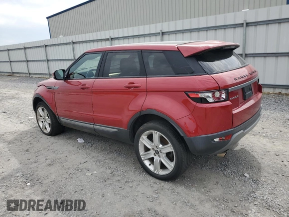 2013 Land Rover Range Rover Evoque Pure Plus with VIN SALVP2BG3DH813811, listed as a Copart auction lot 57593345 with 123,993 mi miles and Clean title. Bid and sale history available at DreamBid. Image 2.