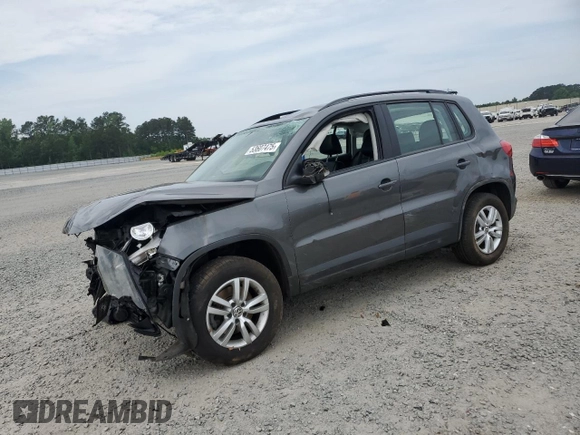 2017 Volkswagen Tiguan S с VIN WVGBV7AX8HK038781, выставлен на аукционе Copart как лот 53607475 с пробегом 71 419 миль миль и Списание • Salvage title. История ставок и продаж доступна на DreamBid. Изображение 1.