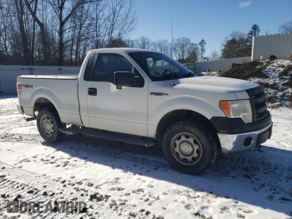 2013 Ford F-150 XL with VIN 1FTMF1EF2DKG12164, listed as a Copart auction lot 87856095 with 188,531 mi miles and Clean Title. Bid and sale history available at DreamBid. Image 4.