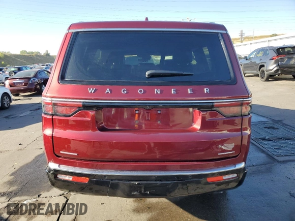 2023 Jeep Wagoneer Series II Carbide with VIN 1C4SJVBP3PS526909, listed as a Copart auction lot 74382694 with 21,949 mi miles and Salvage title. Bid and sale history available at DreamBid. Image 6.