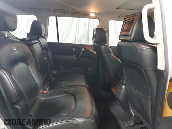 2011 Infiniti QX56 8-passenger with VIN JN8AZ2NC9B9302902, listed as a Copart auction lot 51126765 with 208,505 mi miles and Clean Title. Bid and sale history available at carsss.com. Image 11.