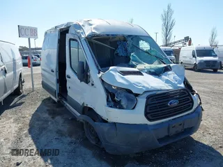 2017 Ford Transit with VIN 1FTYE1CM3HKB50922, listed as a IAAI auction lot 41676383 with 162,206 mi miles and . Bid and sale history available at DreamBid. Image 1.