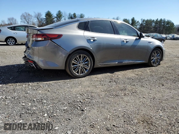 2018 Kia Optima SX with VIN 5XXGV4L21JG239044, listed as a Copart auction lot 50591675 with 183,071 mi miles and Salvage title. Bid and sale history available at DreamBid. Image 3.