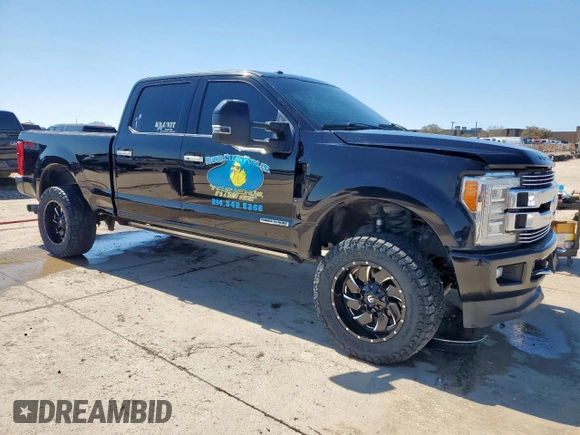 2018 Ford Super Duty F-250 SRW XL with VIN 1FT7W2BT4JEB15852, listed as a Copart auction lot 47739045 with 182,109 mi miles and Salvage Title. Bid and sale history available at carsss.com. Image 4.