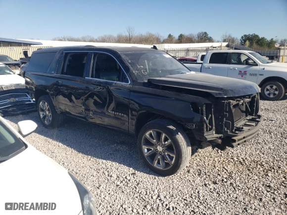 2015 Chevrolet Suburban LTZ with VIN 1GNSCKKC1FR713083, listed as a Copart auction lot 48213585 with 178,321 mi miles and Salvage Title. Bid and sale history available at carsss.com. Image 4.