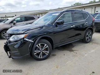 2019 Nissan Rogue SL with VIN 5N1AT2MV7KC795610, listed as a Copart auction lot 54126514 with 49,829 mi miles and Salvage Title. Bid and sale history available at carsss.com. Image 1.