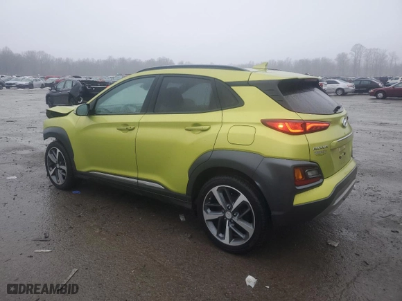 2020 Hyundai Kona Limited with VIN KM8K3CA54LU473047, listed as a Copart auction lot 43123695 with 31,518 mi miles and Salvage Title. Bid and sale history available at carsss.com. Image 2.