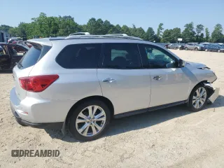 2018 Nissan Pathfinder SL with VIN 5N1DR2MN2JC638240, listed as a Copart auction lot 61828275 with 131,216 mi miles and Salvage title. Bid and sale history available at DreamBid. Image 3.