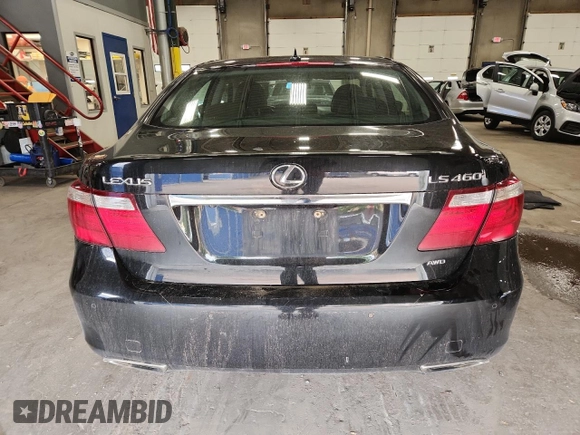 2009 Lexus LS 460 z VIN JTHCL46F995003646, wystawiony jako Copart lot #58936785 z przebiegiem 208 746 mil mil oraz Szkoda całkowita • Salvage title. Historia ofert i sprzedaży dostępna na DreamBid. Obrazek 6.