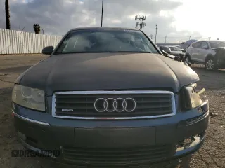 2004 Audi A8 L with VIN WAUML44E74N001111, listed as a Copart auction lot 88940235 with 220,191 mi miles and Salvage Title. Bid and sale history available at carsss.com. Image 5.