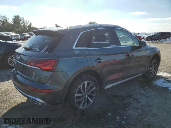 2023 Audi Q5 S line Premium with VIN WA1GAAFY8P2178097, listed as a Copart auction lot 42190525 with 11,436 mi miles and Salvage Title. Bid and sale history available at carsss.com. Image 3.