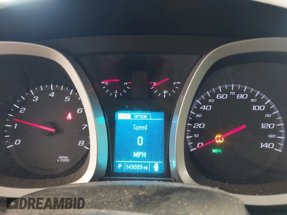 2016 Chevrolet Equinox LT with VIN 2GNALCEK9G1167776, listed as a IAAI auction lot 40789904 with 149,089 mi miles. Bid and sale history available at carsss.com. Image 7.