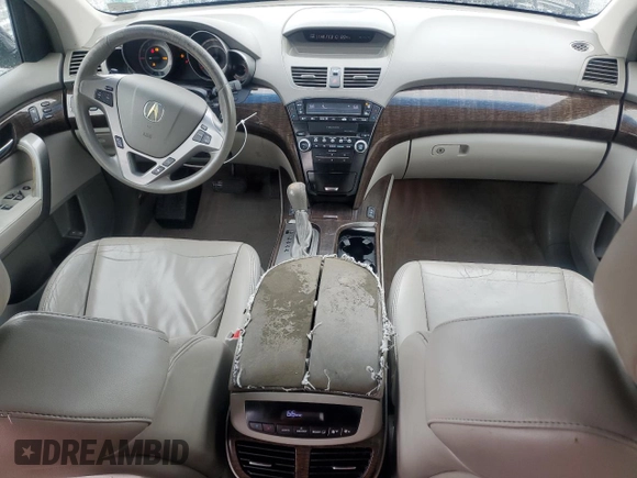 2010 Acura MDX with VIN 2HNYD2H27AH504075, listed as a Copart auction lot 51822935 with 174,471 mi miles and Salvage Title. Bid and sale history available at carsss.com. Image 8.