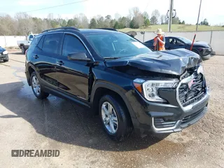 2024 GMC Terrain SLE z VIN 3GKALMEG1RL355823, wystawiony jako IAAI lot #41877778 z przebiegiem 10 542 mil mil oraz . Historia ofert i sprzedaży dostępna na DreamBid. Obrazek 1.