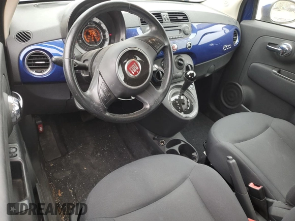 2014 FIAT 500 Pop with VIN 3C3CFFAR2ET189731, listed as a Copart auction lot 52074335 with 133,275 mi miles and Salvage Title. Bid and sale history available at carsss.com. Image 8.
