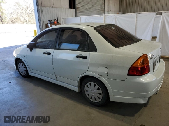 2003 Suzuki Aerio S z VIN JS2RA41SX35153655, wystawiony jako Copart lot #46746085 z przebiegiem 117 672 mil mil oraz Czysty tytuł • Clean title. Historia ofert i sprzedaży dostępna na DreamBid. Obrazek 2.