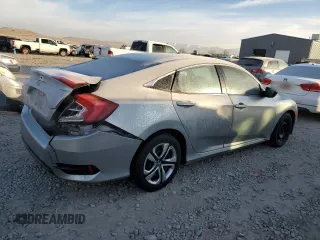 2016 Honda Civic Sedan LX with VIN 19XFC2F57GE213772, listed as a Copart auction lot 43185345 with 142,588 mi miles and Salvage Title. Bid and sale history available at carsss.com. Image 3.