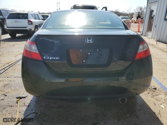 2009 Honda Civic Cpe EX with VIN 2HGFG12809H530137, listed as a Copart auction lot 47174945 with 129,296 mi miles and Salvage Title. Bid and sale history available at carsss.com. Image 6.