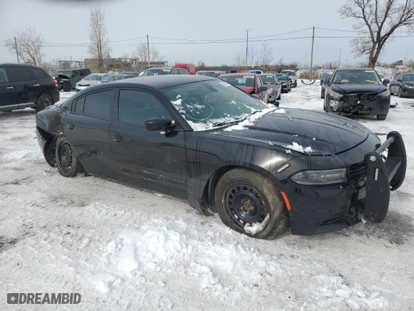 2019 Dodge Charger Police with VIN 2C3CDXKTXKH665413, listed as a Copart auction lot 67248424 with 116,485 mi miles and Salvage Title. Bid and sale history available at carsss.com. Image 4.