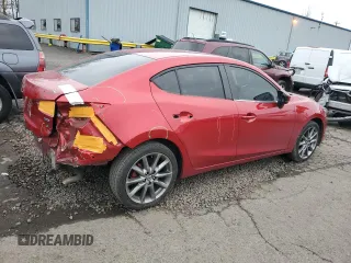 2018 Mazda 3 Touring with VIN 3MZBN1V33JM241145, listed as a Copart auction lot 46646745 with 58,505 mi miles and Salvage Title. Bid and sale history available at DreamBid. Image 3.