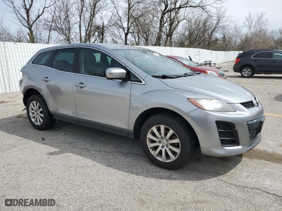 2011 Mazda CX-7 i SV with VIN JM3ER2A53B0396159, listed as a Copart auction lot 49671495 with 126,959 mi miles and Salvage Title. Bid and sale history available at carsss.com. Image 4.