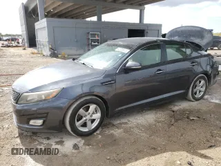 2015 Kia Optima LX z VIN 5XXGM4A75FG429373, wystawiony jako Copart lot #62309975 z przebiegiem 262 624 mil mil oraz Szkoda całkowita • Salvage title. Historia ofert i sprzedaży dostępna na DreamBid. Obrazek 1.