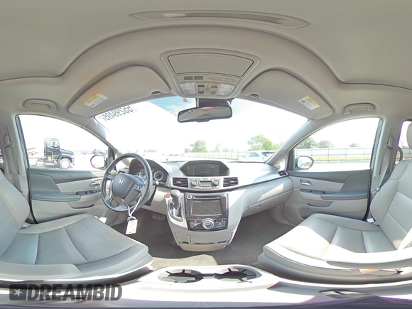 2016 Honda Odyssey EX-L with VIN 5FNRL5H66GB132308, listed as a Copart auction lot 55299495 with 143,174 mi miles and Salvage Title. Bid and sale history available at DreamBid. Image 16.