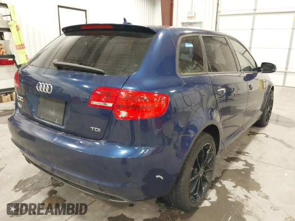 2011 Audi A3 2.0 TDI Premium Plus with VIN WAUKJAFM4BA079933, listed as a IAAI auction lot 41365408 with 161,024 mi miles. Bid and sale history available at carsss.com. Image 4.