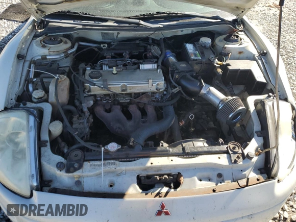 2001 Mitsubishi Eclipse GS with VIN 4A3AC44G61E145619, listed as a Copart auction lot 73569124 with 204,837 mi miles and Salvage Title. Bid and sale history available at carsss.com. Image 13.