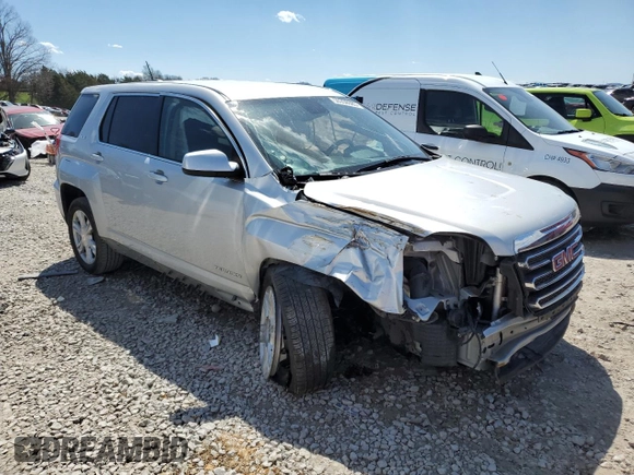 2017 GMC Terrain SLE with VIN 2GKALMEK4H6218611, listed as a Copart auction lot 50350685 with 82,955 mi miles and Salvage Title. Bid and sale history available at carsss.com. Image 4.