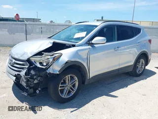 2017 Hyundai Santa Fe 2.4L with VIN 5XYZU3LB7HG407524, listed as a IAAI auction lot 42580597 with 117,311 mi miles and . Bid and sale history available at DreamBid. Image 2.
