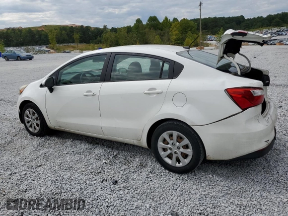 2016 Kia Rio LX with VIN KNADM4A36G6549955, listed as a Copart auction lot 72186724 with 181,453 mi miles and Salvage Title. Bid and sale history available at DreamBid. Image 2.