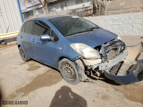 2009 Toyota Yaris with VIN JTDKT903195234291, listed as a Copart auction lot 46946795 with 152,625 mi miles and Salvage Title. Bid and sale history available at carsss.com. Image 4.