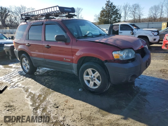 2006 Ford Escape Hybrid with VIN 1FMCU95H76KC00211, listed as a Copart auction lot 88572315 with Not provided miles and Salvage title. Bid and sale history available at DreamBid. Image 4.