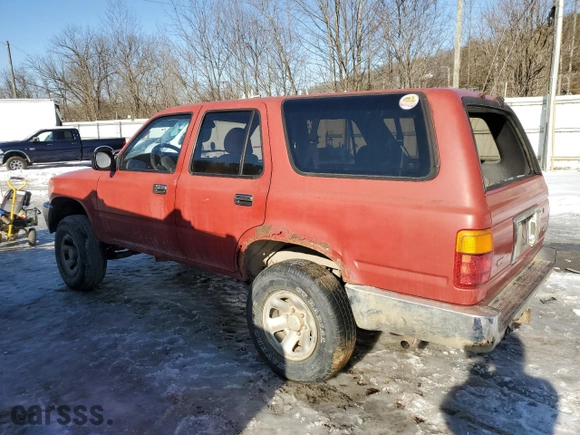 1990 Toyota 4Runner SR5 with VIN JT3VN39W2L0021330, listed as a Copart auction lot 87524315 with 107,839 mi miles and Clean Title. Bid and sale history available at carsss.com. Image 2.