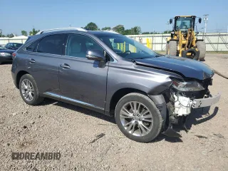 2014 Lexus RX 350 with VIN 2T2BK1BA9EC243393, listed as a Copart auction lot 62030305 with 76,297 mi miles and Salvage title. Bid and sale history available at DreamBid. Image 4.
