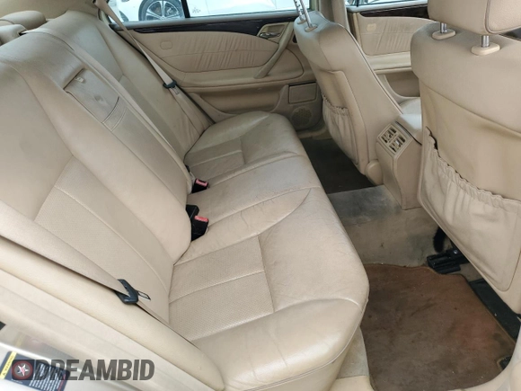 2001 Mercedes-Benz E-Class with VIN WDBJF65J01B251208, listed as a Copart auction lot 47550795 with 228,392 mi miles and Salvage Title. Bid and sale history available at carsss.com. Image 10.