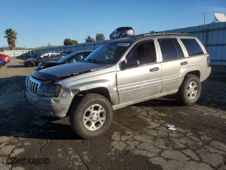 1999 Jeep Grand Cherokee Laredo with VIN 1J4GW58NXXC747537, listed as a Copart auction lot 87310234 with 0 mi miles and Salvage Title. Bid and sale history available at carsss.com. Image 1.