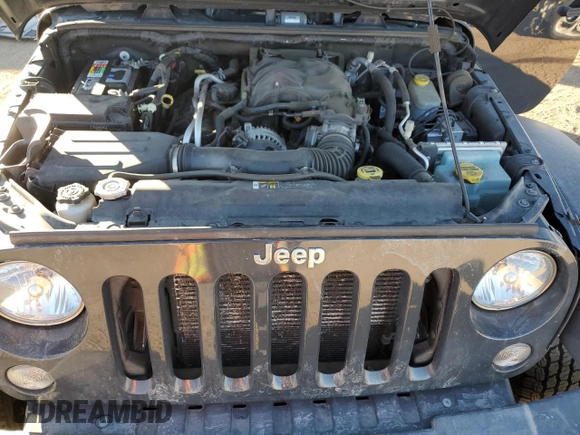 2018 Jeep Wrangler JK Unlimited Sport S with VIN 1C4BJWDG7JL909899, listed as a Copart auction lot 85688244 with 109,594 mi miles and Salvage Title. Bid and sale history available at carsss.com. Image 12.