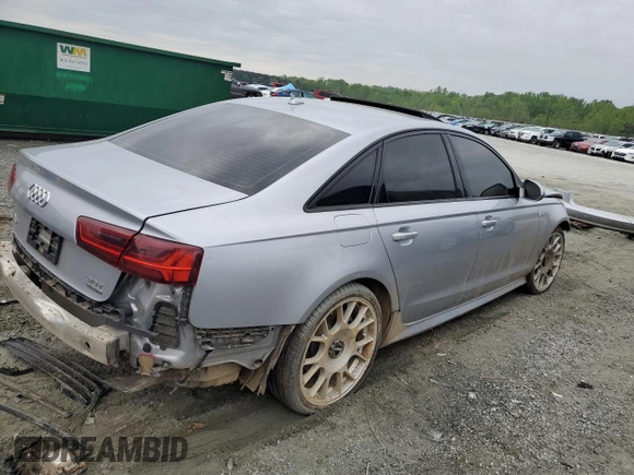 2016 Audi A6 Prestige with VIN WAUHGAFC2GN063620, listed as a Copart auction lot 52552945 with 203,877 mi miles and Salvage title. Bid and sale history available at DreamBid. Image 3.